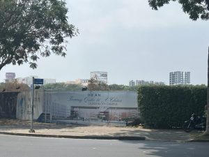 ảnh thực tế khu đất xây trường học Á Châu