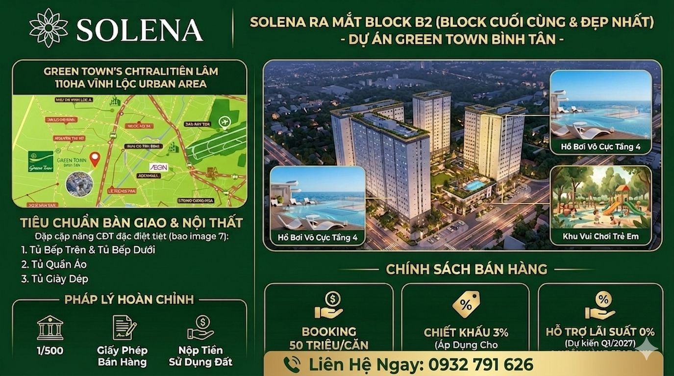 Giá Green Town Bình Tân
