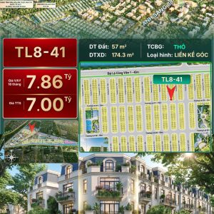 Bán căn góc Vinhomes Hóc Môn loại hình xây thô