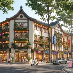 Bán căn góc Vinhomes Hóc Môn loại hình xây thô